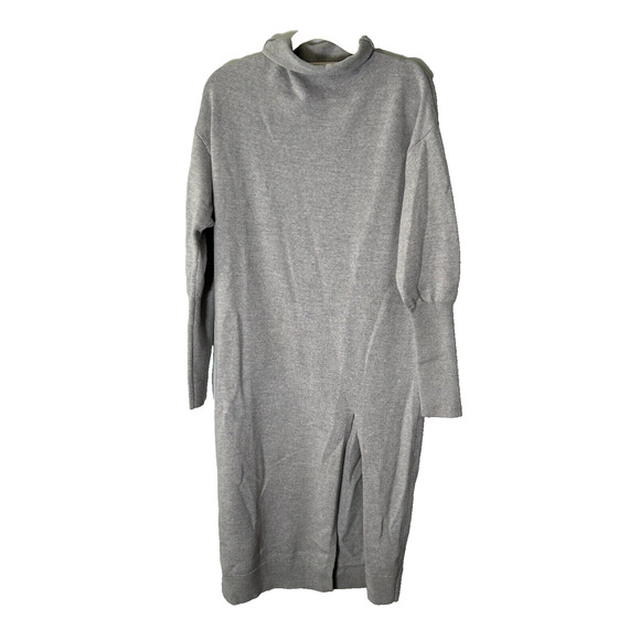Wilfred Dresses & Skirts - Wilfred Aritzia Gray Cyprie Merino Wool Sweater Dress Long Sleeve Size XXS